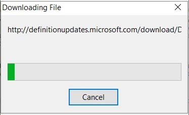 Downloading File dialog