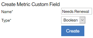 Creating a custom field