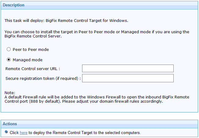 Enter the server URL and the secure registration token if have enabled the secure registration feature on the server.