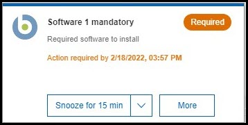 Required software to install