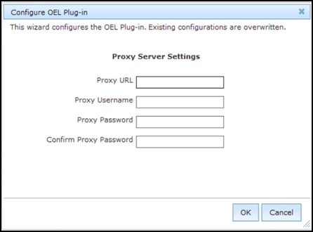 Configure OEL Download Plug-in wizard