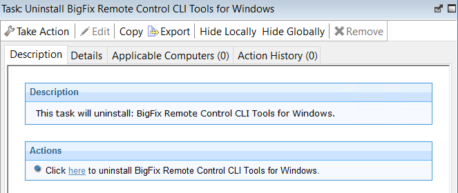 Description of what the Deploying CLI Tools for windows does.
