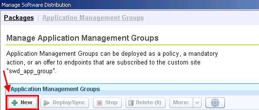 New Application Management Group