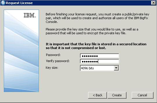 Enter the password to create a site admin key