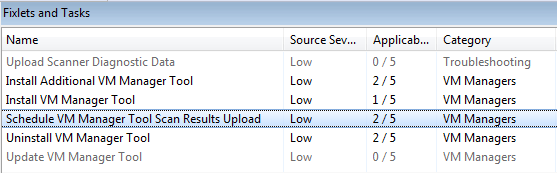 Upload VM Manager Tool Scan Results