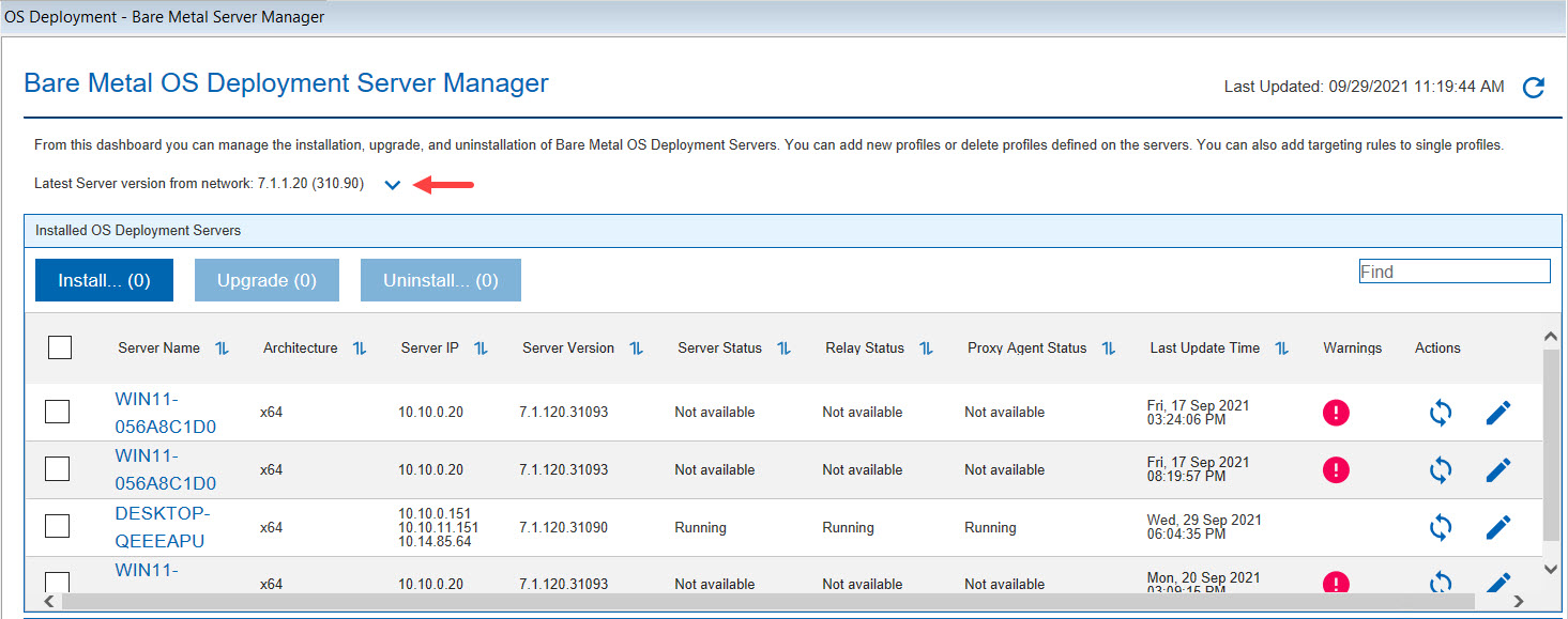 Bare Metal Server installation and management from the Bare Metal Server Manager dashboard