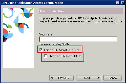 Service-only configuration dialog 1