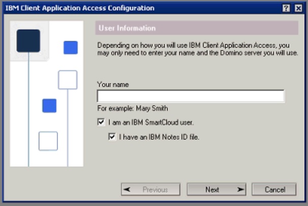 configuration information for hybrid user