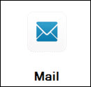 Mail icon on the Home page