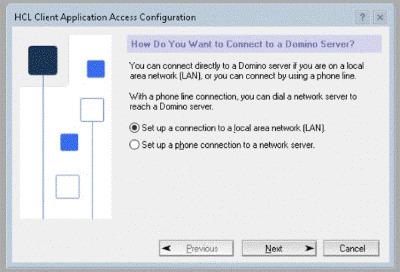 on-premisis configuration and connect dialog box