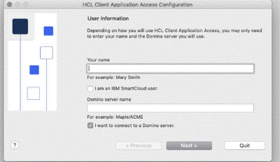 on-premesis configuration on mac