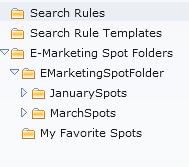 e-Marketing Spot folders screen capture