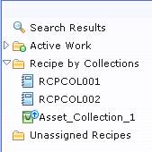 Screen capture displaying the Recipes tool after extended sites support is added.