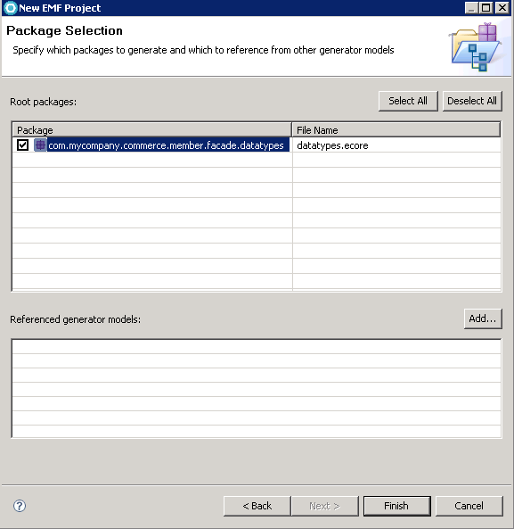 Select the datatypes package