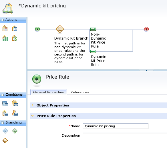 Dynamic kit price rule