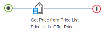 Action: Get Price from Price List, single action