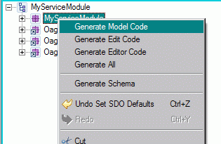 Generar código de modelo