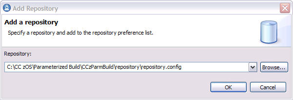 Add Repository window