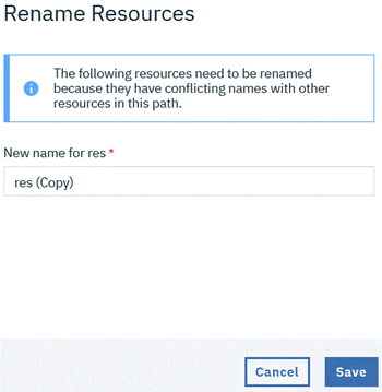 Rename resources