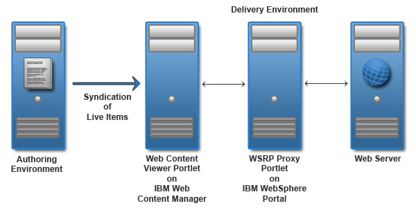 Remote portlet delivery environment