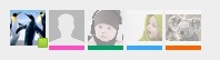 Co-editor's profile pictures in the sidebar