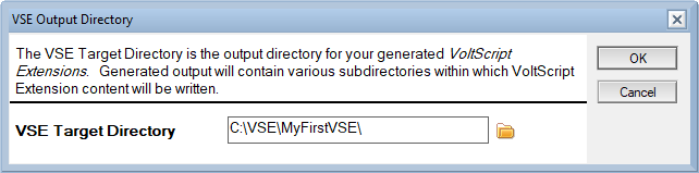 VSE Output Directory