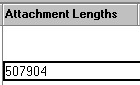 attachment length functionf for columns
