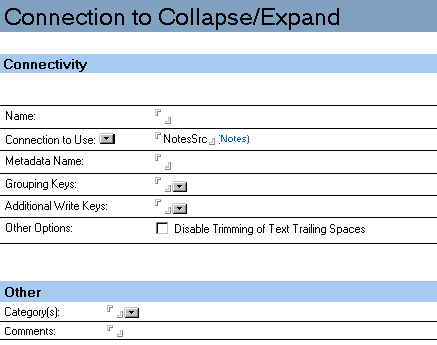 Collapse Expand MetaConnector connection document bmp