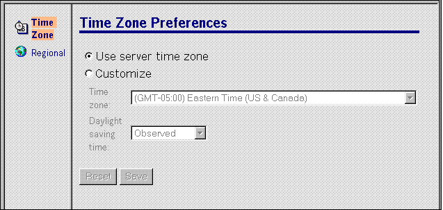 Image for time zone preferences