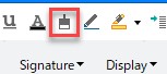 copy format icon on toolbar