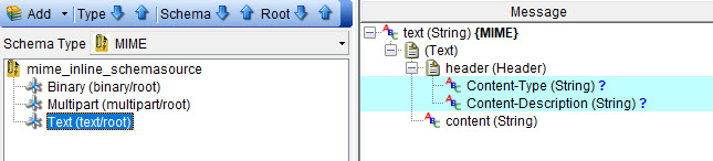Image of the message for the text root