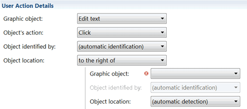 Select object location