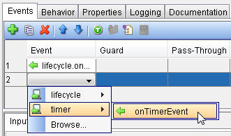 Add event to timer behavior type