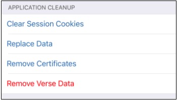 Removing SMIME credentials from iOS through application cleanup