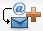 At @ sign pointing to envelope with plus sign image