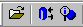 Standard windows icons are shown. A folder opening. An object with a left pointing arrow and a right-pointing arrow. An object to which a lowercase i is attached, indicating information.